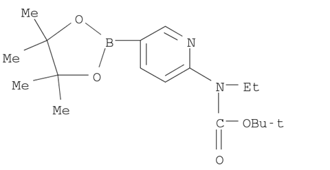 Carbamic acid, N-ethyl-N-[5-(4,4,5,5-tetramethyl-1,3,2-dioxaborolan-2-yl)-2-pyridinyl]-, 1,1-dimethylethyl ester